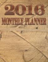 2016 Monthly Planner