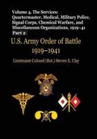 US Army Order of Battle, 1919-1941