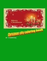 Christmas City Coloring Book