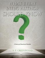 What Every (New) Author Should Know