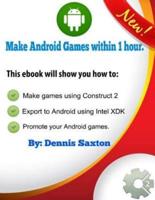 Make Android Games Within 1 Hour.