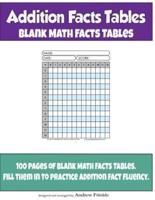 Addition Facts Tables
