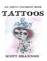 An Adult Coloring Book - Tattoos