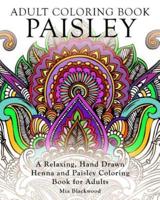 Adult Coloring Book Paisley