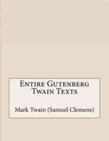 Entire Gutenberg Twain Texts