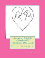 American English Coonhound Valentine's Day Cards