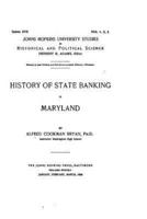 History of State Banking in Maryland