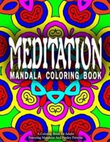 MEDITATION MANDALA COLORING BOOK - Vol.10