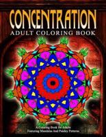 CONCENTRATION ADULT COLORING BOOKS - Vol.19