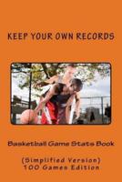 Basketball Game Stats Book