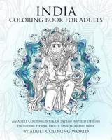 India Coloring Book For Adults