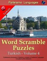 Parleremo Languages Word Scramble Puzzles Turkish - Volume 4