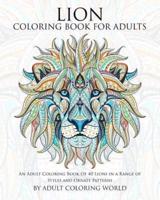 Lion Coloring Book For Adults