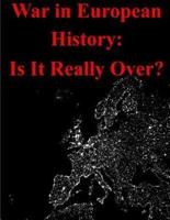 War in European History