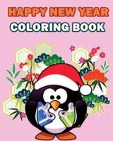 Happy New Year Coloring Book