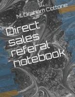 Direct Sales Referal Notebook