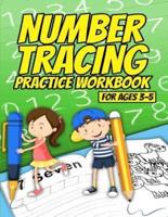 Number Tracing Practice Workbook for Ages 3-5