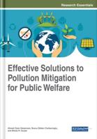 Effective Solutions to Pollution Mitigation for Public Welfare