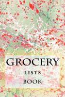 Grocery Lists Book