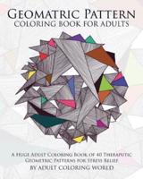 Geometric Pattern Coloring Book for Adults