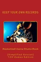 Basketball Game Stats Book