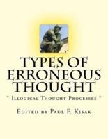 Types of Erroneous Thought