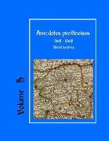 Anecdotes Provinoises, Volume 5