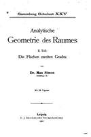 Analytische Geometrie Des Raumes