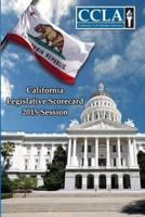 California Legislative Scorecard 2015 (Civil Liberties)