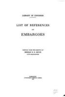 List of References on Embargoes