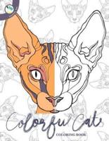 Colorful Cats Coloring Book