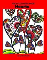 Adult Coloring Book: Hearts
