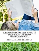 A Reading Book List for K-12