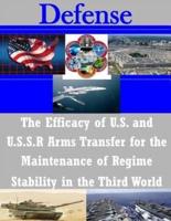 The Efficacy of U.S. And U.S.S.R Arms Transfer for the Maintenance of Regime Stability in the Third World