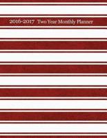 2 Year Monthly Planner - 2016 & 2017