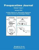 Prespacetime Journal Volume 7 Issue 1