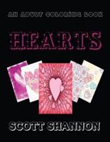 An Adult Coloring Book: Hearts