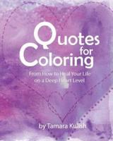 Quotes and Coloring!