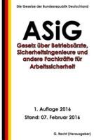 ASiG, 1. Auflage 2016