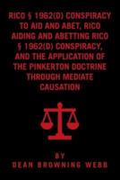 RICO Conspiracy Law and the Pinkerton Doctrine