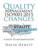 Quality Management ISO9001:2015 changes: Quality Management ISO9001:2015 changes