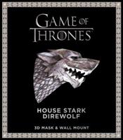 Game of Thrones Mask: House Stark Direwolf (3D Mask & Wall Mount)
