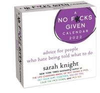 A No F*cks Given 2022 Day-to-Day Calendar