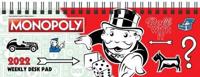 Monopoly 2022 Dated Weekly Desk Pad Calendar
