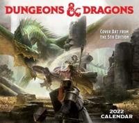 Dungeons & Dragons 2022 Deluxe Wall Calendar With Print