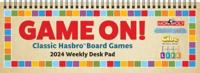 Game On! 2024 12-Month Spiral Weekly Desk Pad