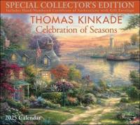 Thomas Kinkade Special Collector's Edition 2025 Deluxe Wall Calendar With Print