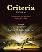 Criteria 2017-2018: Discernment and Discourse Reader and Guide
