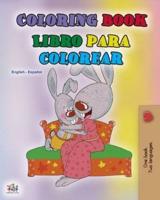 Coloring book #1 (English Spanish Bilingual edition): Language learning coloring book