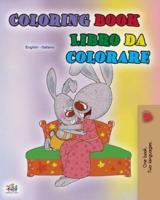 Coloring book #1 (English Italian Bilingual edition): Language learning colouring and activity book